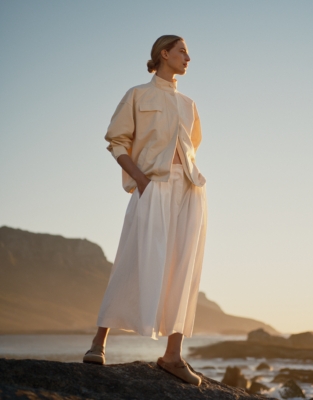 Utility Cotton Blend Jacket