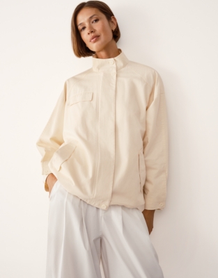 Utility Cotton Blend Jacket