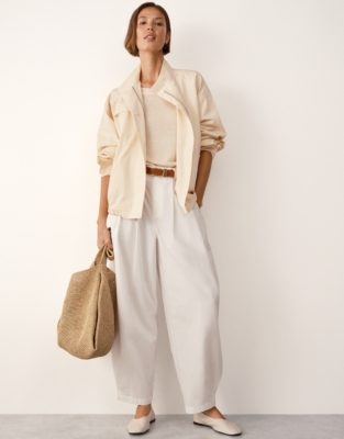 Utility Cotton Blend Jacket