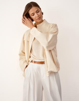 Utility Cotton Blend Jacket