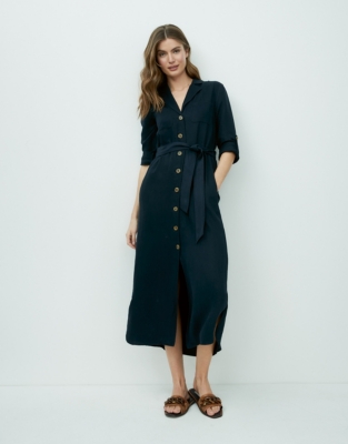 Utility Pocket Shirt Dress Clothing Sale The White Company UK