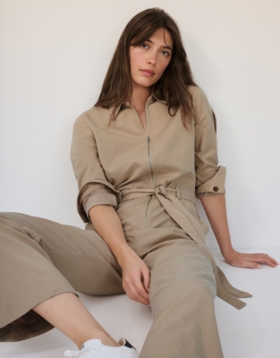 Utility Zip Front Jumpsuit