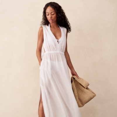 V-Neck Beach Dress