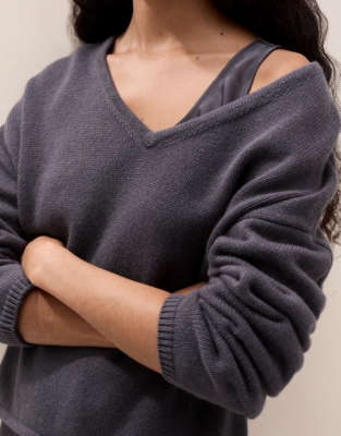 V-Neck Jumper and Dress