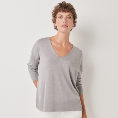 V-Neck Sparkle Sweater