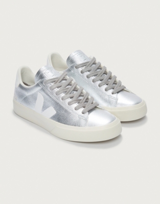 Silver store veja sneakers