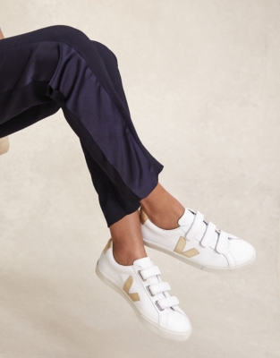 veja metallic trainers