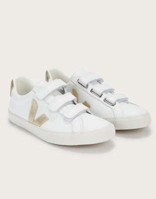 veja metallic trainers