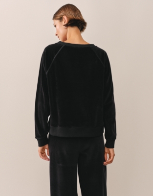 Velour Sweatshirt