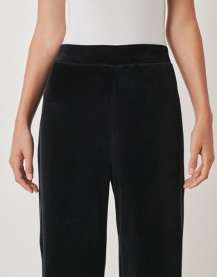 Velour Wide Leg Pants