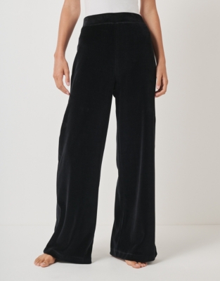 Velour Wide Leg Pants