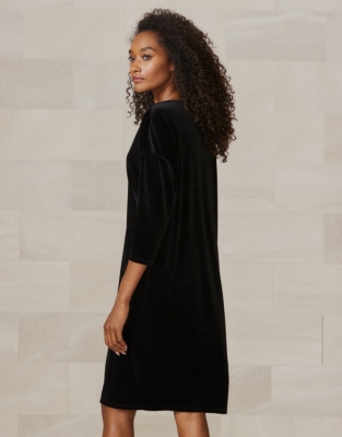 White company sale velvet dress