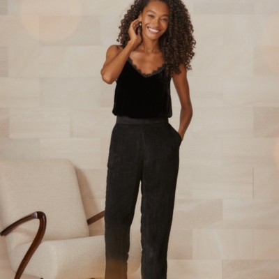 Velvet Bow Slider Slippers | Slippers, Socks u0026 Sleep Accessories | The White  Company UK