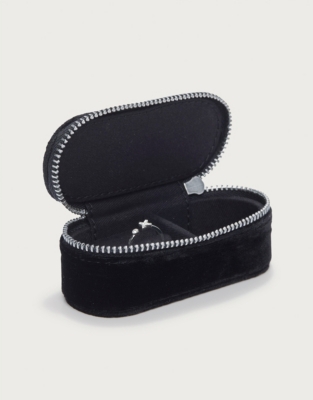 White company travel hot sale jewellery box