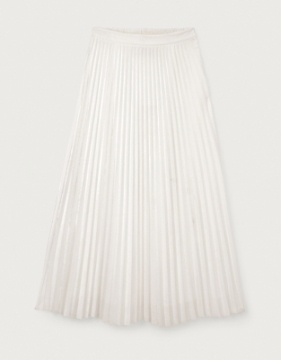 Velvet pleated outlet skirt zara