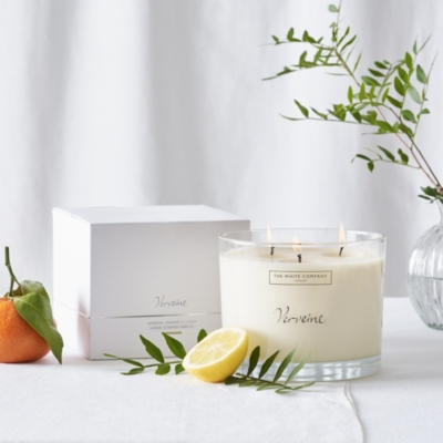 Verveine Large Candle Candles & Fragrance Sale The White Company UK