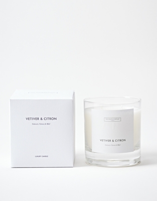 Vetiver & Citron Luxury 2 Wick Candle