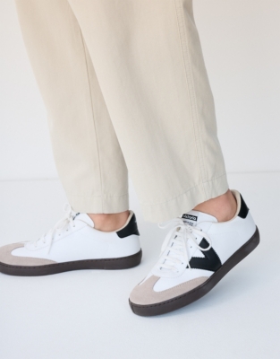 Victoria Berlin Ciclista Lace Up Sneakers - White/Black