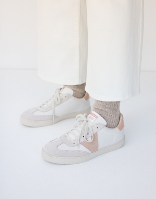 Victoria Berlin Ciclista Lace Up Sneakers - White/Pink