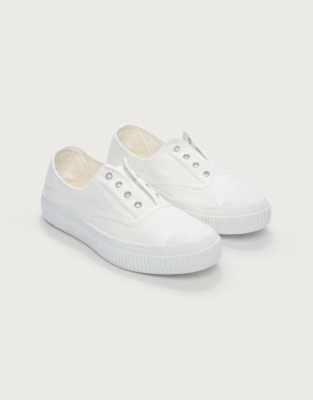 White cheap company trainers