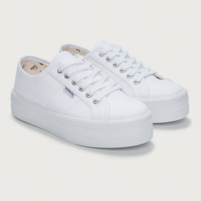 Victoria Lace-Up Flatform Trainers
