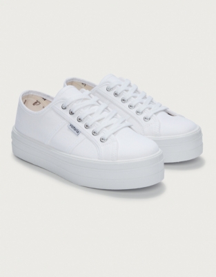 Victoria Lace-Up Flatform Trainers | Accessories Sale | The White ...