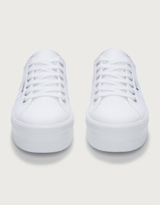 Victoria Lace-Up Flatform Trainers | Accessories Sale | The White ...