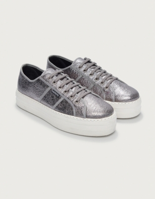 Victoria Metallic Flatforms All Clothing Sale The White Company US