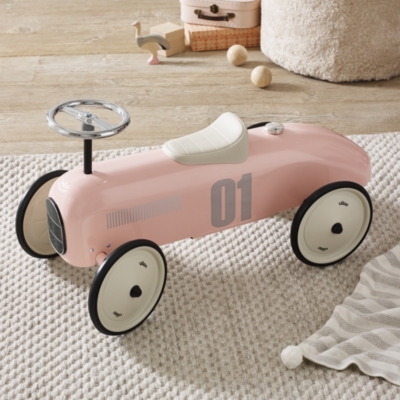 White company ride on on sale car