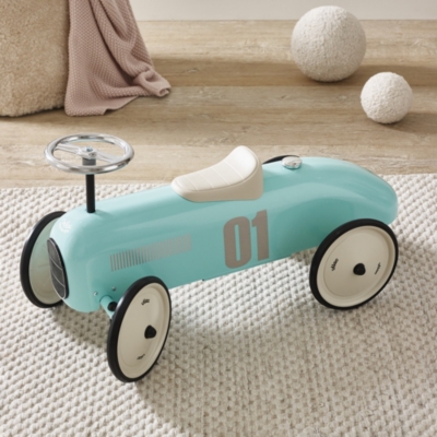 White company ride on on sale car