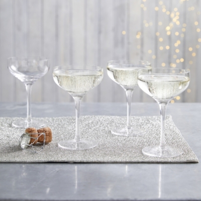 Vintage Champagne Coupes Set of 4 Glassware The White Company UK