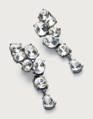 The white clearance company earrings