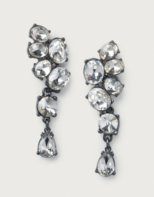 The white clearance company earrings