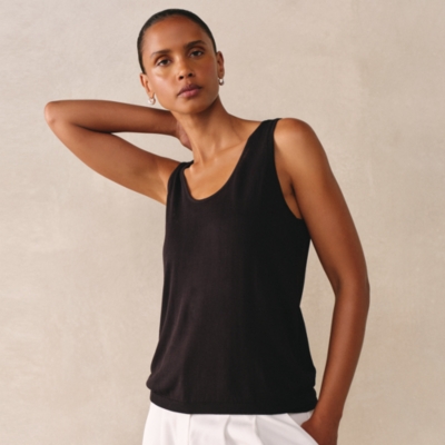 Viscose Double Layer Knitted Vest
