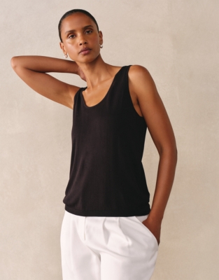 Viscose Double Layer Knitted Vest