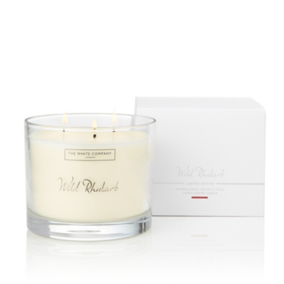 Wild Rhubarb Large Candle | Candles | The White Company UK