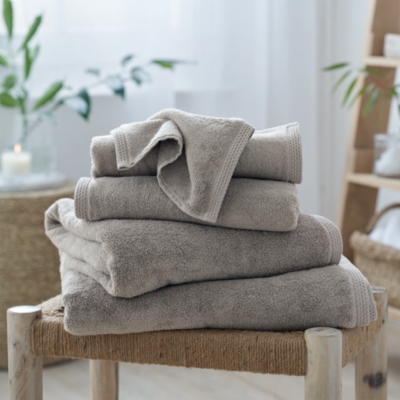 White Company Waffle Edge Spa Bath Towel