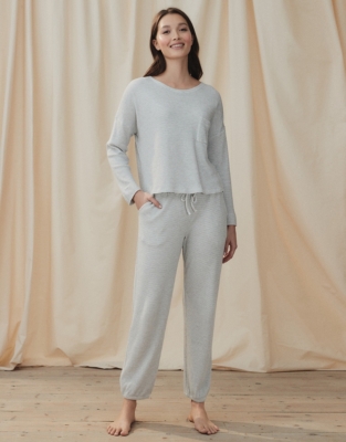 Waffle Lounge Pajama Set Pajamas The White Company US