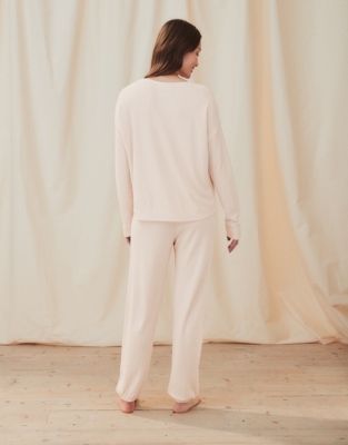 Waffle Lounge Pajama Set Pajamas The White Company US