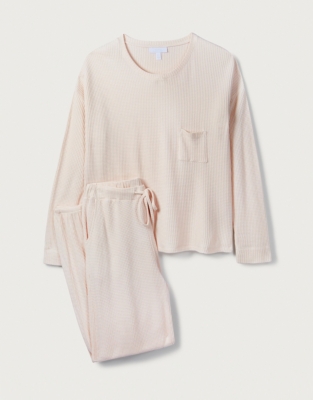 Waffle Lounge Pajama Set Pajamas The White Company US