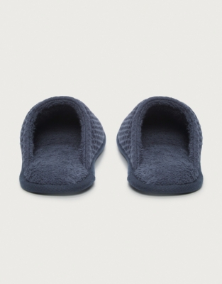 Waffle Towelling Slippers