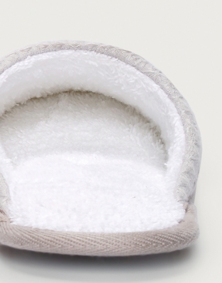 towelling slippers white company