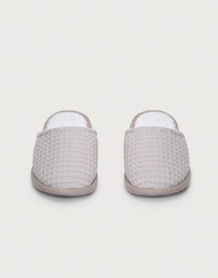 towelling slippers white company