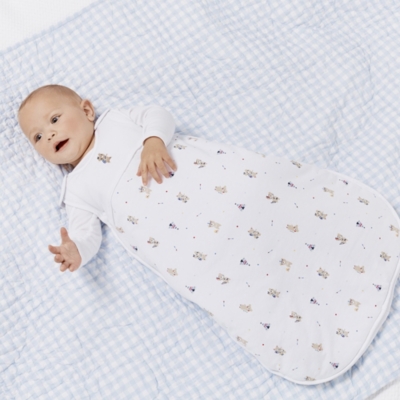 white company baby sleeping bag