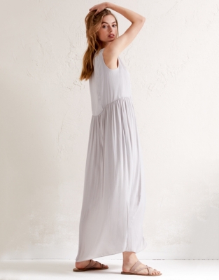 Wash Satin Maxi Dress All Clothing Sale The White Company US