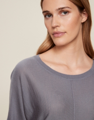 Washable Knitted Merino T-Shirt | Tops & T-Shirts | The White Company UK