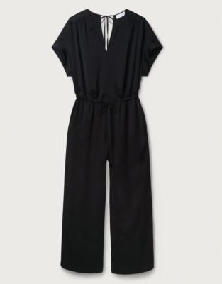 Washed Satin Jumpsuit | Clothing Sale | The White Company UK