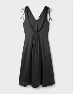 Washed Satin Tie Shoulder Dress | Clothing Sale | The White Company UK