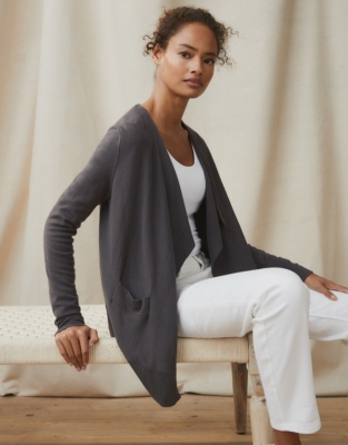 The white clearance company cashmere cardigan