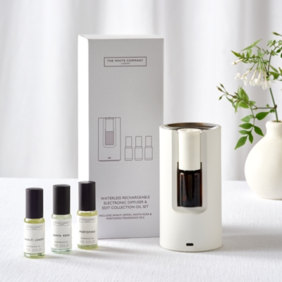 Waterless Electronic Diffuser & The Edit Collection Fragrance Oil Set